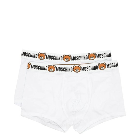 NWT MOSCHINO 2-PACK CLASSIC WHITE BEAR BOXER BRIEF UNDERWEAR SIZE - XXL/2XL - Picture 2 of 6
